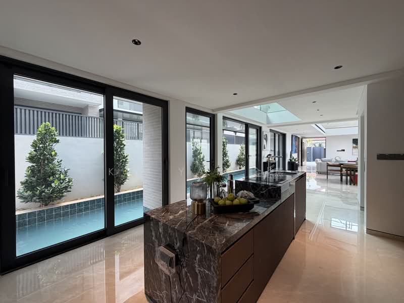 Brand New & Freehold Bungalow with Lift and Pool @ exclusive bungalow zone, Braddell Heights Estate - call 8130 3636 to view, 6 Bedrooms, 9,000 sqft, Bungalow House For Sale, by Kim Yan 金燕, 500094791 - Kitchen - PropertyGuru.com.sg