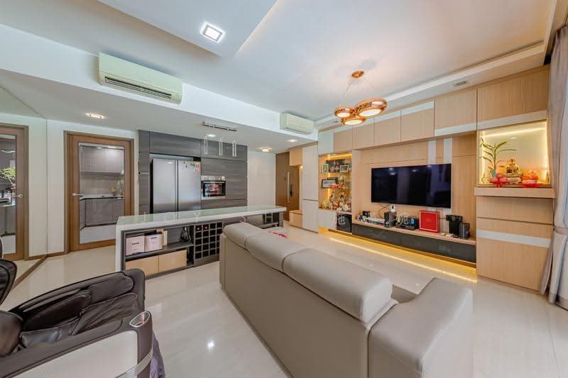 Bellewoods, 100 Woodlands Avenue 5, Admiralty / Woodlands, 4 Bedrooms, 1,249 sqft, Executive Condominium For Sale, by Joy Shi 施谨婉, 500094804 - Living Room - PropertyGuru.com.sg