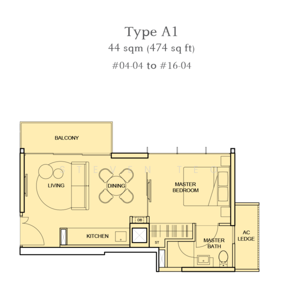 The Tembusu, 107 Tampines Road, 1 Bedroom, 474 sqft, Condominium For Rent, by Steven Teo, 500094873 - PropertyGuru.com.sg