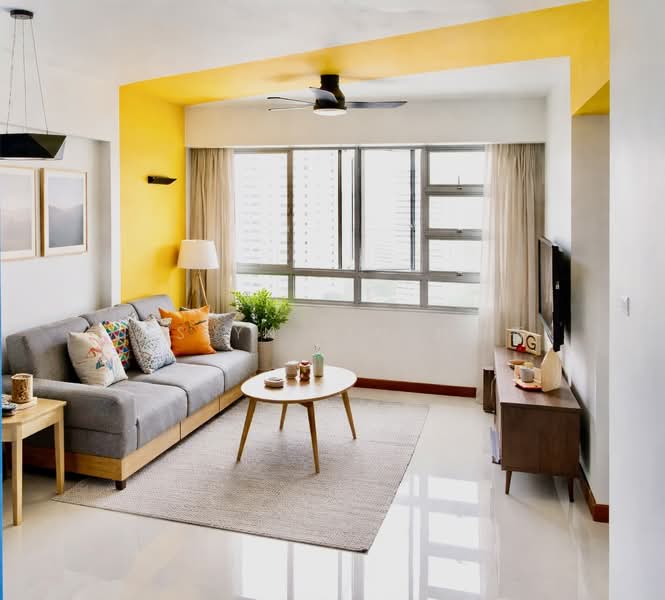 591A Ang Mo Kio Street 51 HDB Flat For Sale at S$ 820,000 | PropertyGuru Singapore - Living Room