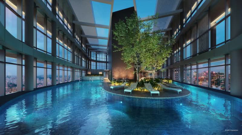 Newport Residences Apartment For Sale at S$ 1,406,000 | PropertyGuru Singapore - Pool
