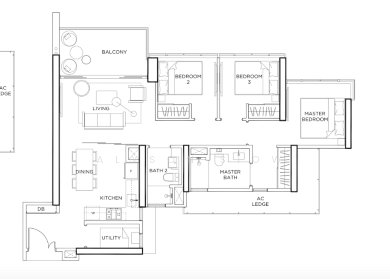 Gem Residences, 1 Lorong 5 Toa Payoh, 3 Bedrooms, 1,055 sqft, Condominium For Sale, by Alyson Siow, 500095308 - PropertyGuru.com.sg