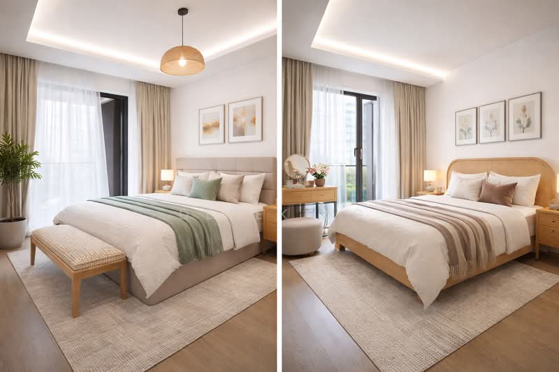 Parc Esta Condominium For Sale at S$ 1,750,000 | PropertyGuru Singapore - Potential design for Masterbedroom