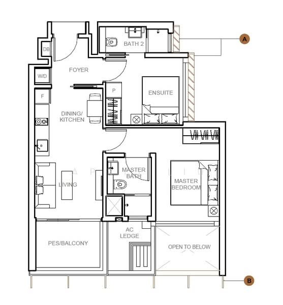 Sophia Hills, 23 Mount Sophia, 2 Bedrooms, 700 sqft, Condominium For Rent, by April Liu, 500095480 - PropertyGuru.com.sg