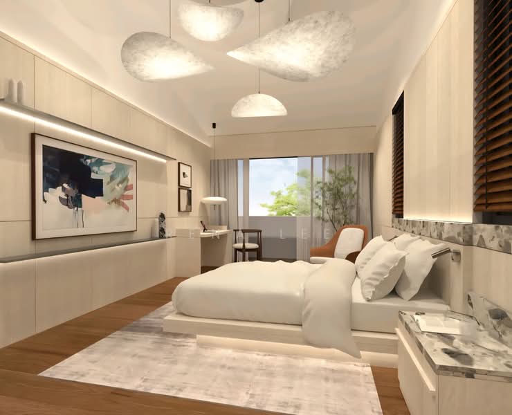 ELEGANT BEAUTIFUL SD @ HILLTOP Semi-Detached House For Sale at S$ 9,900,000 | PropertyGuru Singapore - Bedroom