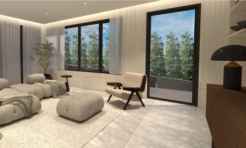 ELEGANT BEAUTIFUL SD @ HILLTOP Semi-Detached House For Sale at S$ 9,900,000 | PropertyGuru Singapore - Living Room