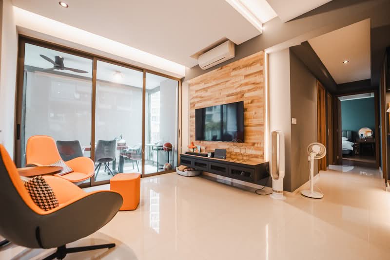 Rivercove Residences EC, 20 Anchorvale Ln, 3 Bedrooms, 1,076 sqft, Condominium For Sale, by Edmond Tan, 500095522 - Living Room - PropertyGuru.com.sg