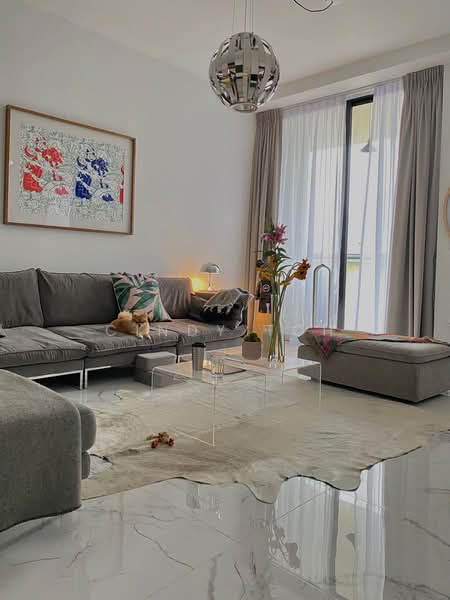 Verdor Residences, 142 Joo Chiat Terrace, 3 Bedrooms, 1,150 sqft, Apartment For Rent, by Cindy Toh, 500095553 - Living Room - PropertyGuru.com.sg