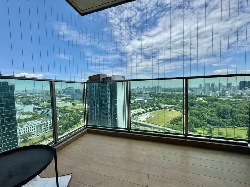 Like brand new High floor 3bedder No extension Low maintenance fee Condominium For Sale at S$ 1,898,000 | PropertyGuru Singapore - Balcony