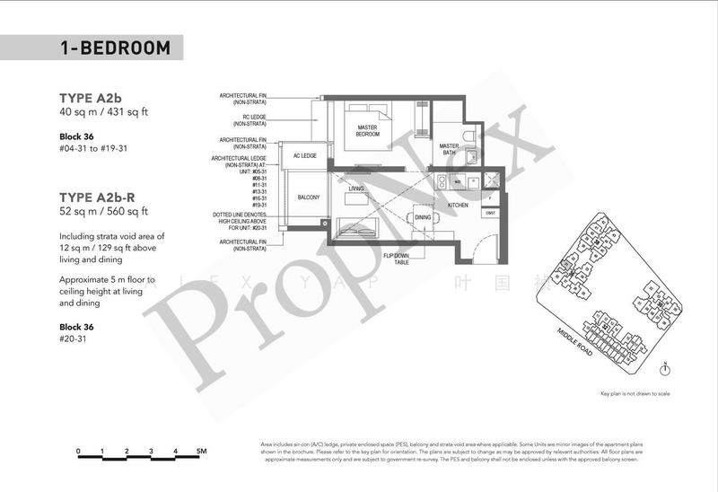 The M, 30 Middle Road, 1 Bedroom, 431 sqft, Condominium For Rent, by Alex Yap 叶国祯, 500095703 - PropertyGuru.com.sg
