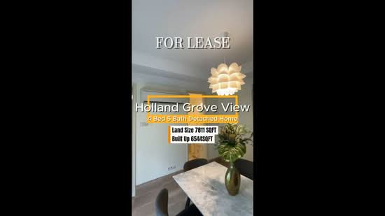 One Holland Grove View, , 4 Bedrooms, 6,544 sqft, Detached House For Rent, by Kesang Labattu, 500095738 - PropertyGuru.com.sg