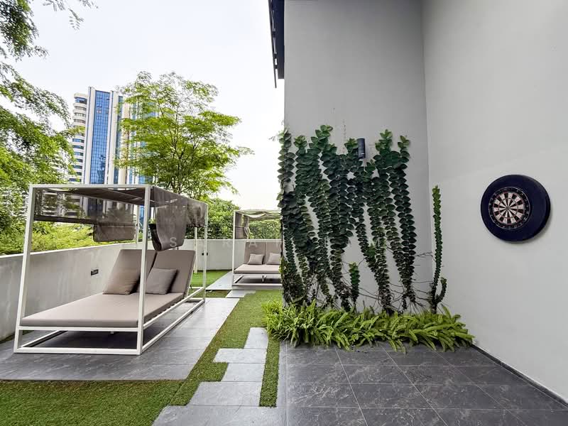 120 Grange Condominium For Sale at S$ 1,999,999 | PropertyGuru Singapore - Cabana & darts zone