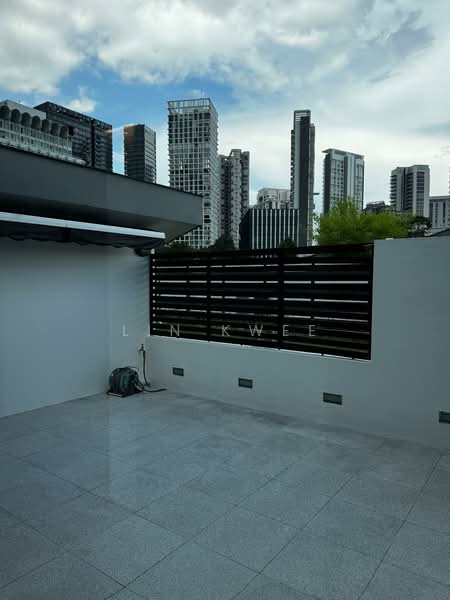 Private Patio on Upper Level