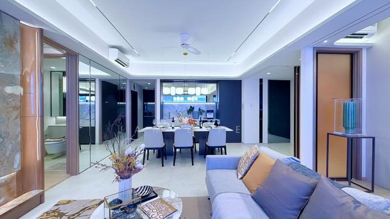 Vela Bay, 1 Bayshore Walk, Bedok / Upper East Coast, 5 Bedrooms, 1,582 sqft, Condominium For Sale, by Jamie Peh, 500095775 - Living Room - PropertyGuru.com.sg