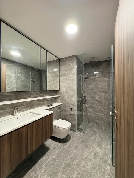 Lentor Modern, Lentor Central, 1 Bedroom, 527 sqft, Condominium For Rent, by Eugene Ng, 500095873 - Bathroom - PropertyGuru.com.sg