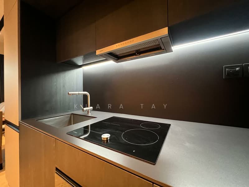 3 Cuscaden, 3 Cuscaden Walk, 1 Bedroom, 463 sqft, Condominium For Sale, by Klara Tay, 500095905 - Kitchen - PropertyGuru.com.sg