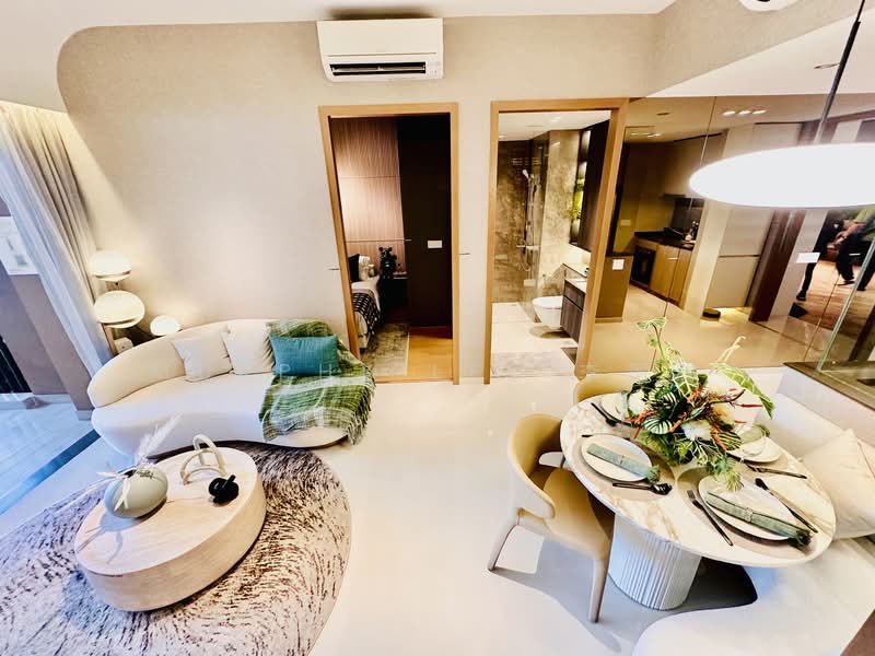 Kassia Condominium For Sale at S$ 2,145,000 | PropertyGuru Singapore - Living Room