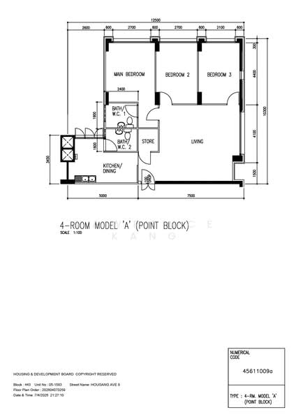443 Hougang Avenue 8, 443 Hougang Avenue 8, 3 Bedrooms, 1,109 sqft, HDB Flat For Sale, by Lawrence Kang, 500095918 - PropertyGuru.com.sg