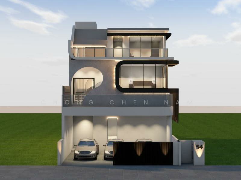 BRAND NEW SEMI-D IN SIGLAP, OPERA ESTATE, FIDELIO ST, 7 Bedrooms, 7,000 sqft, Semi-Detached House For Sale, by Chong Chen Nam, 500095924 - Exterior - PropertyGuru.com.sg