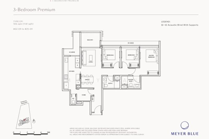 MEYER BLUE, 83 Meyer Road, 3 Bedrooms, 1,141 sqft, Condominium For Sale, by Mary Tan, 500095955 - PropertyGuru.com.sg