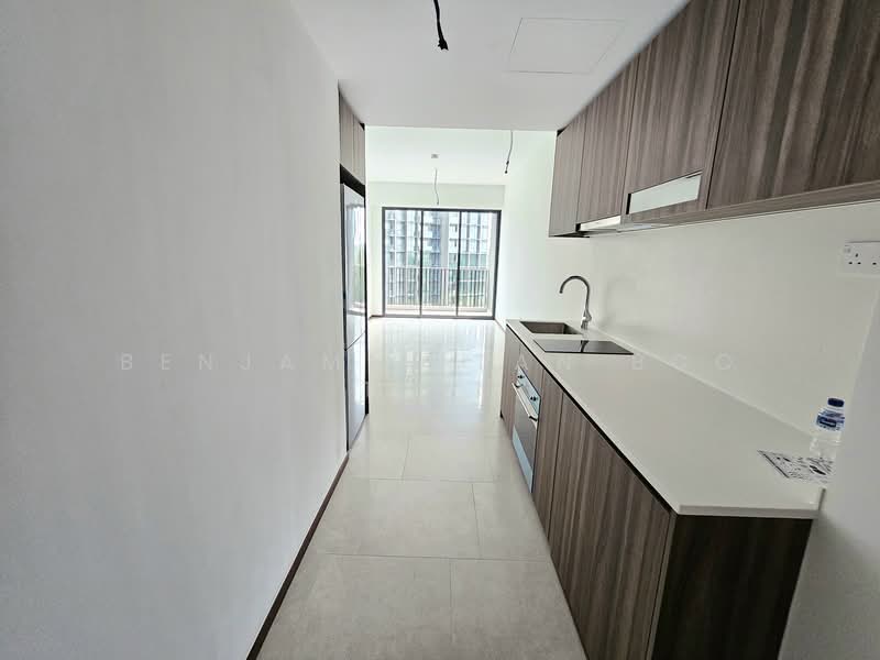 Lentor Modern, 3 Lentor Central, 1 Bedroom, 527 sqft, Condominium For Rent, by Benjamin Tan Boo Tian, 500095975 - Kitchen - PropertyGuru.com.sg