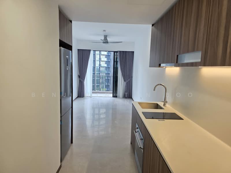 Lentor Modern, 3 Lentor Central, 1 Bedroom, 527 sqft, Condominium For Rent, by Benjamin Tan Boo Tian, 500095975 - Kitchen - PropertyGuru.com.sg