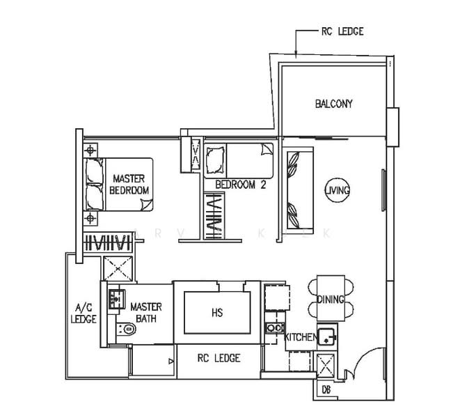 The Trilinq, 28 Jalan Lempeng, 2 Bedrooms, 710 sqft, Condominium For Rent, by Arvin Kuek, 500096016 - PropertyGuru.com.sg