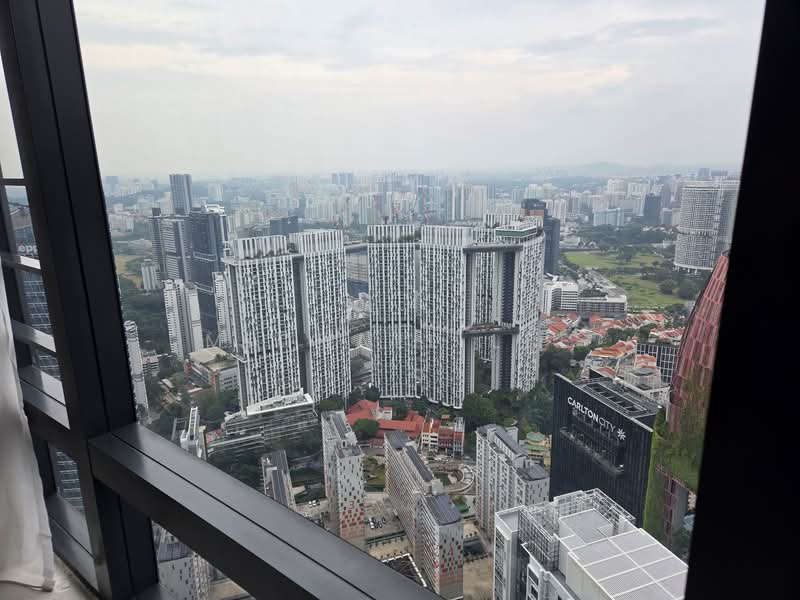 Skysuites @ Anson, 8 Enggor Street, 3 Bedrooms, 958 sqft, Condominium For Rent, by Michael Lee, 500096034 - City skyline view from master bedroom - PropertyGuru.com.sg