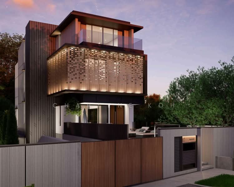 Pair of Brand New Detach at Capitol Park. Appointed Developer Agents Detached House For Sale at S$ 18,000,000 | PropertyGuru Singapore - Exterior