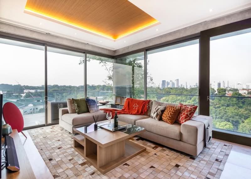 One Robin Condominium For Sale at S$ 5,500,000 | PropertyGuru Singapore - Living Room