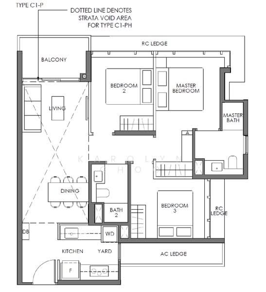Sky Eden @ Bedok, 1 Bedok Central, 3 Bedrooms, 893 sqft, Condominium For Rent, by Karolyn Choo, 500096136 - PropertyGuru.com.sg