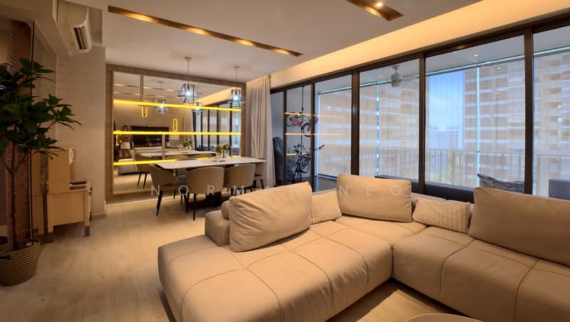 Waterwoods, Punggol Field Walk, 5 Bedrooms, 1,668 sqft, Executive Condominium For Sale, by Norman Neo, 500096174 - Living Room - PropertyGuru.com.sg