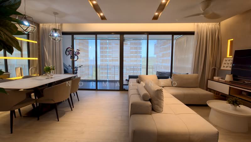 Waterwoods, Punggol Field Walk, 5 Bedrooms, 1,668 sqft, Executive Condominium For Sale, by Norman Neo, 500096174 - Living Room - PropertyGuru.com.sg