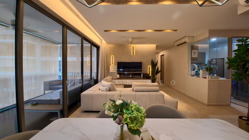 Waterwoods, Punggol Field Walk, 5 Bedrooms, 1,668 sqft, Executive Condominium For Sale, by Norman Neo, 500096174 - Living Room - PropertyGuru.com.sg