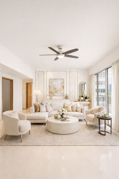 The Parc Condominium Condominium For Sale at S$ 2,630,000 | PropertyGuru Singapore - Living Room