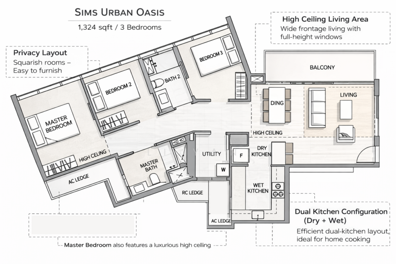 For Sale Sims Urban Oasis