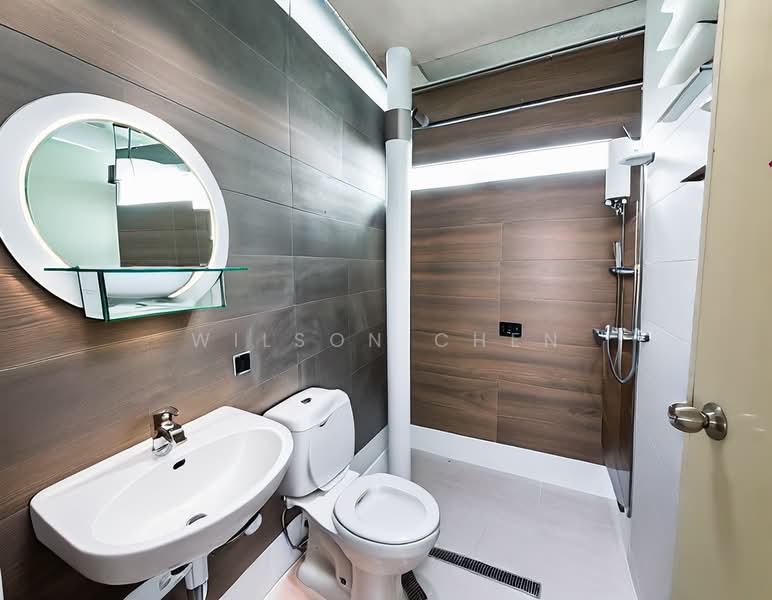 643 Jurong West Street 61, 643 Jurong West Street 61, 3 Bedrooms, 1,001 sqft, HDB Flat For Sale, by Wilson Chen, 500096271 - Bathroom - Picture By Interior Design - PropertyGuru.com.sg