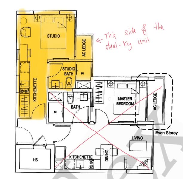 The Hillford, 180 Jalan Jurong Kechil, Studio, 199 sqft, Condominium For Rent, by Jackson Chen, 500096283 - PropertyGuru.com.sg