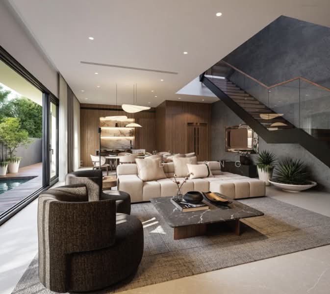 DISTRICT 15 | FRANKEL | Brand New FREEHOLD 3.5 Storey Semi Detached Semi-Detached House For Sale at S$ 8,780,000 | PropertyGuru Singapore - Living Room