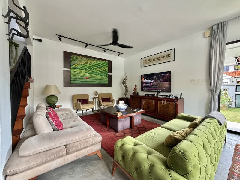 Renovated Move-In Corner Terrace in Watten Estate Corner Terrace For Sale at S$ 8,500,000 | PropertyGuru Singapore - Living Room