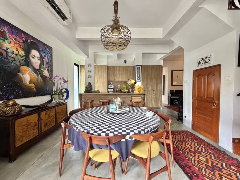 Renovated Move-In Corner Terrace in Watten Estate Corner Terrace For Sale at S$ 8,500,000 | PropertyGuru Singapore - Dining Room
