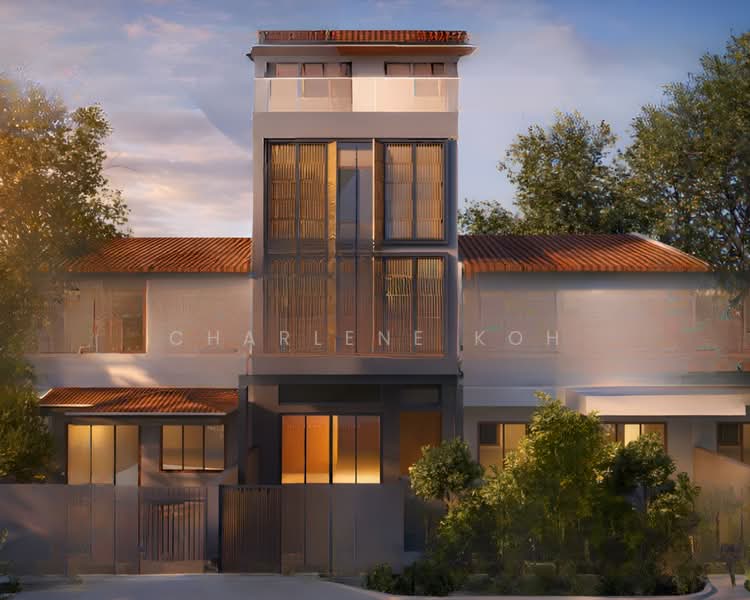 New D27 Inter Terrace. Appointed Agent!! Best Discounts and Payment Scheme through Property Giant Terraced House For Sale at S$ 5,280,000 | PropertyGuru Singapore - Exterior