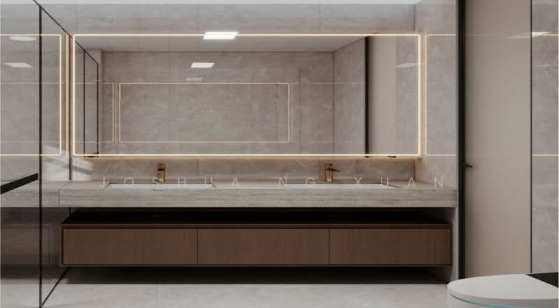 Modern Luxury 4-Storey Inter-Terrace with Lift at Serangoon Gardens, Bloxhome Ave / Farleigh Ave / Serangoon Garden Way, 6 Bedrooms, 6,000 sqft, Terraced House For Sale, by Joshua Ng Xuan, 500096468 - Bathroom - PropertyGuru.com.sg