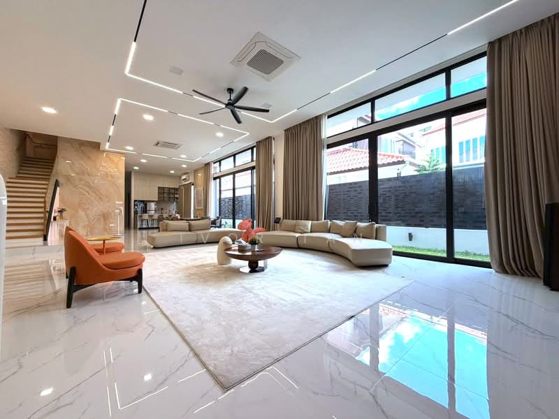 Serangoon Gardens Semi-Detached House For Sale at S$ 9,980,000 | PropertyGuru Singapore - Living Room