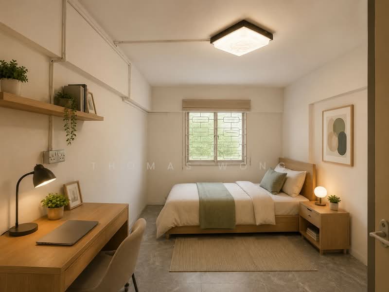 10 Gloucester Road, 10 Gloucester Road, 2 Bedrooms, 721 sqft, HDB Flat For Sale, by Thomas Wong, 500096731 - Common Bedroom - PropertyGuru.com.sg
