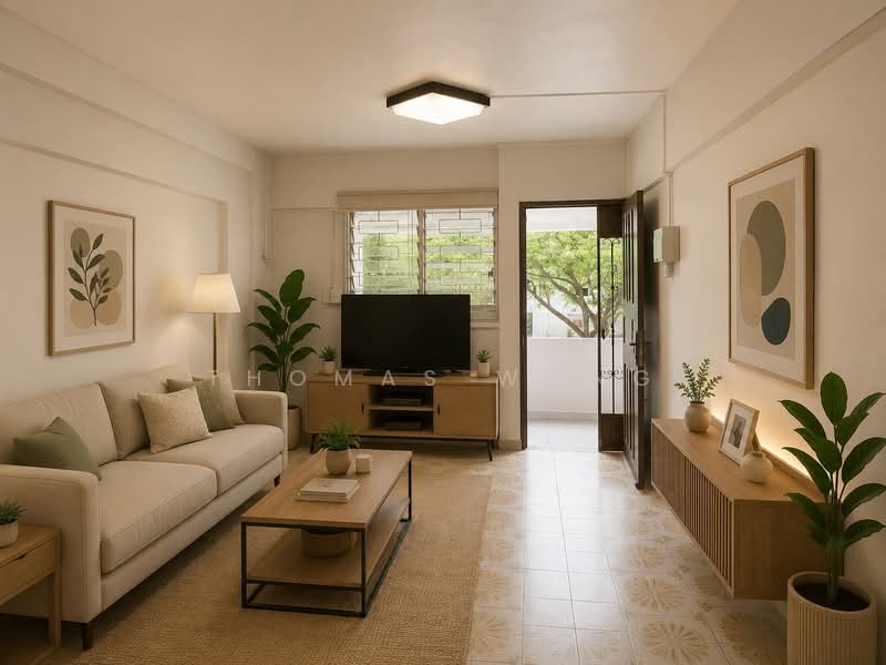 10 Gloucester Road, 10 Gloucester Road, 2 Bedrooms, 721 sqft, HDB Flat For Sale, by Thomas Wong, 500096731 - Living Room - PropertyGuru.com.sg