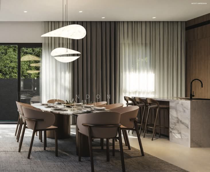 Brand New Semi-D | Tay Lian Teck Road Semi-Detached House For Sale at S$ 8,780,000 | PropertyGuru Singapore - Dining Room