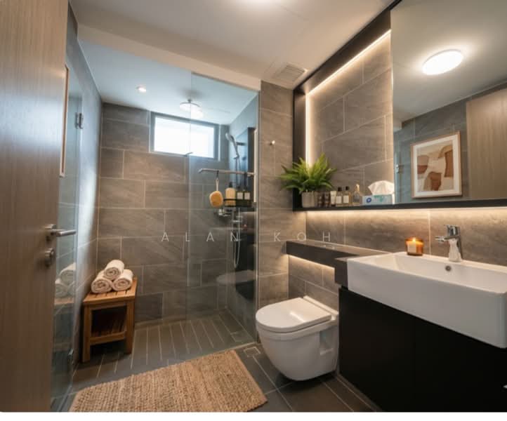 Affinity At Serangoon, 32 Serangoon North Avenue 1, 1 Bedroom, 538 sqft, Condominium For Sale, by Alan Koh, 500096794 - Bathroom - PropertyGuru.com.sg
