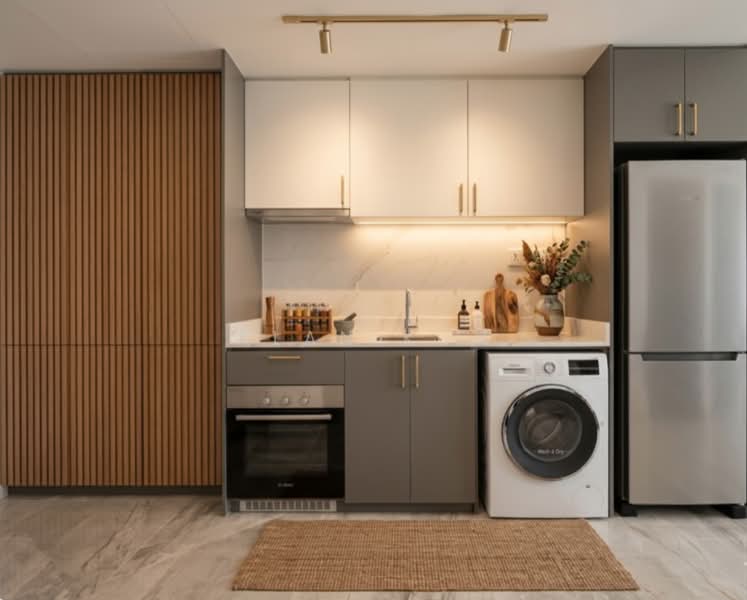 Affinity At Serangoon, 32 Serangoon North Avenue 1, 1 Bedroom, 538 sqft, Condominium For Sale, by Alan Koh, 500096794 - Kitchen - PropertyGuru.com.sg