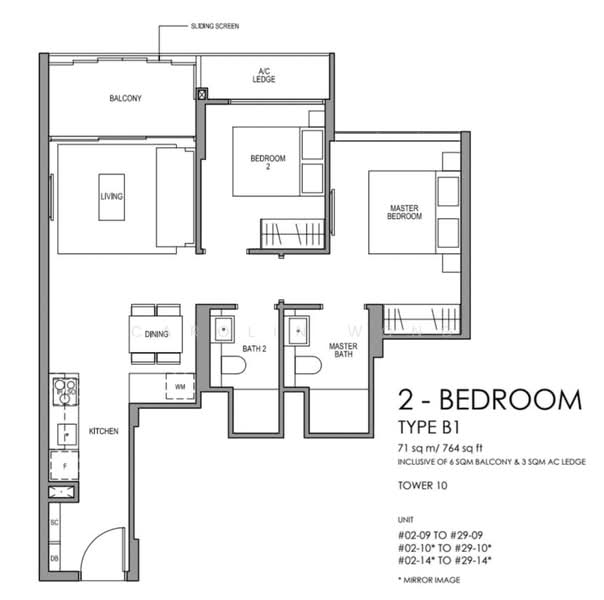 Martin Modern, 8 Martin Place, 2 Bedrooms, 764 sqft, Apartment For Sale, by Carolin Wong, 500096848 - PropertyGuru.com.sg